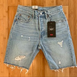 Levi Premium 501 High Rise Mid-Thigh Shorts (NWT)